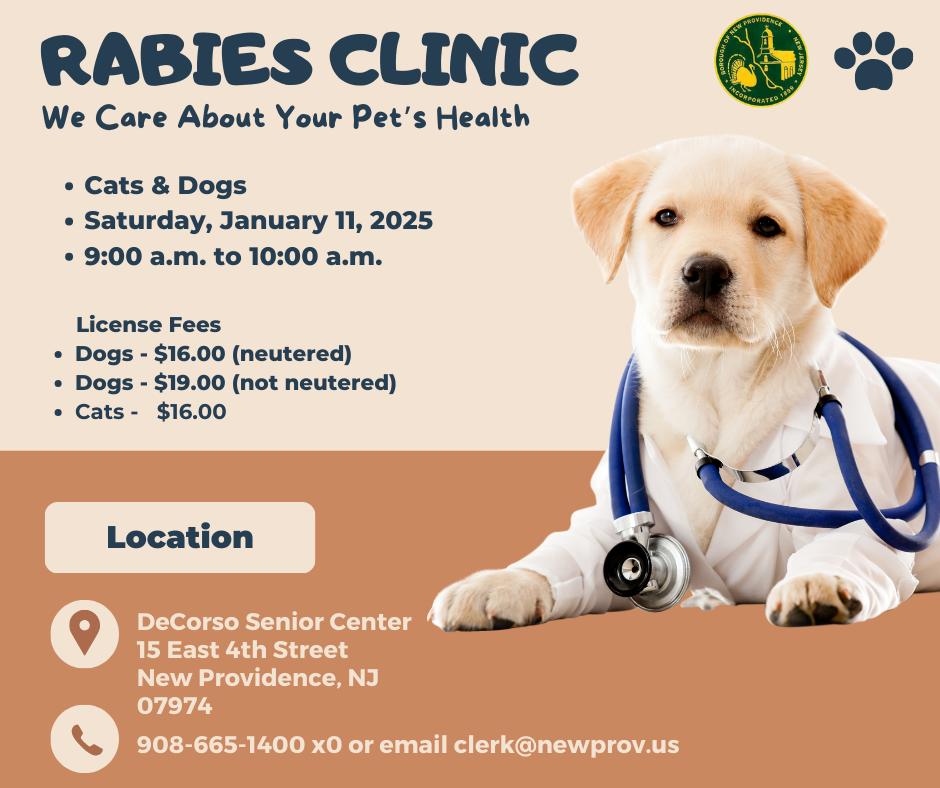 Rabies CLINIC 2025 flyer