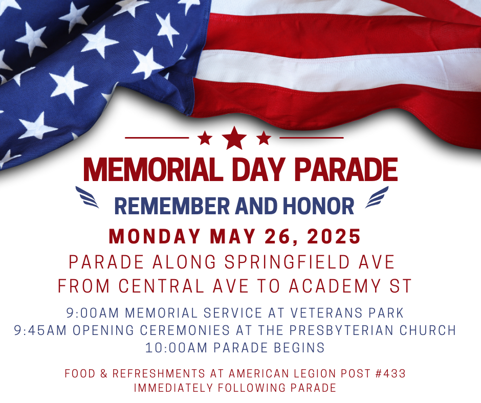 Flyer-Memorial Day Parade 2025