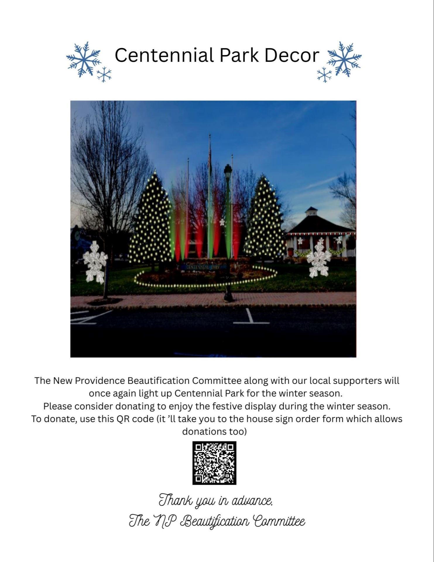 The New Providence Beautification Committee