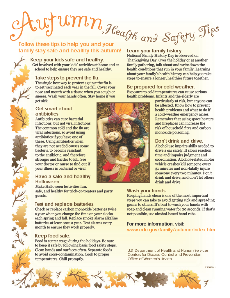 Fall Safety Tips