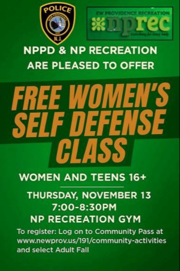Womens Self Defense Class