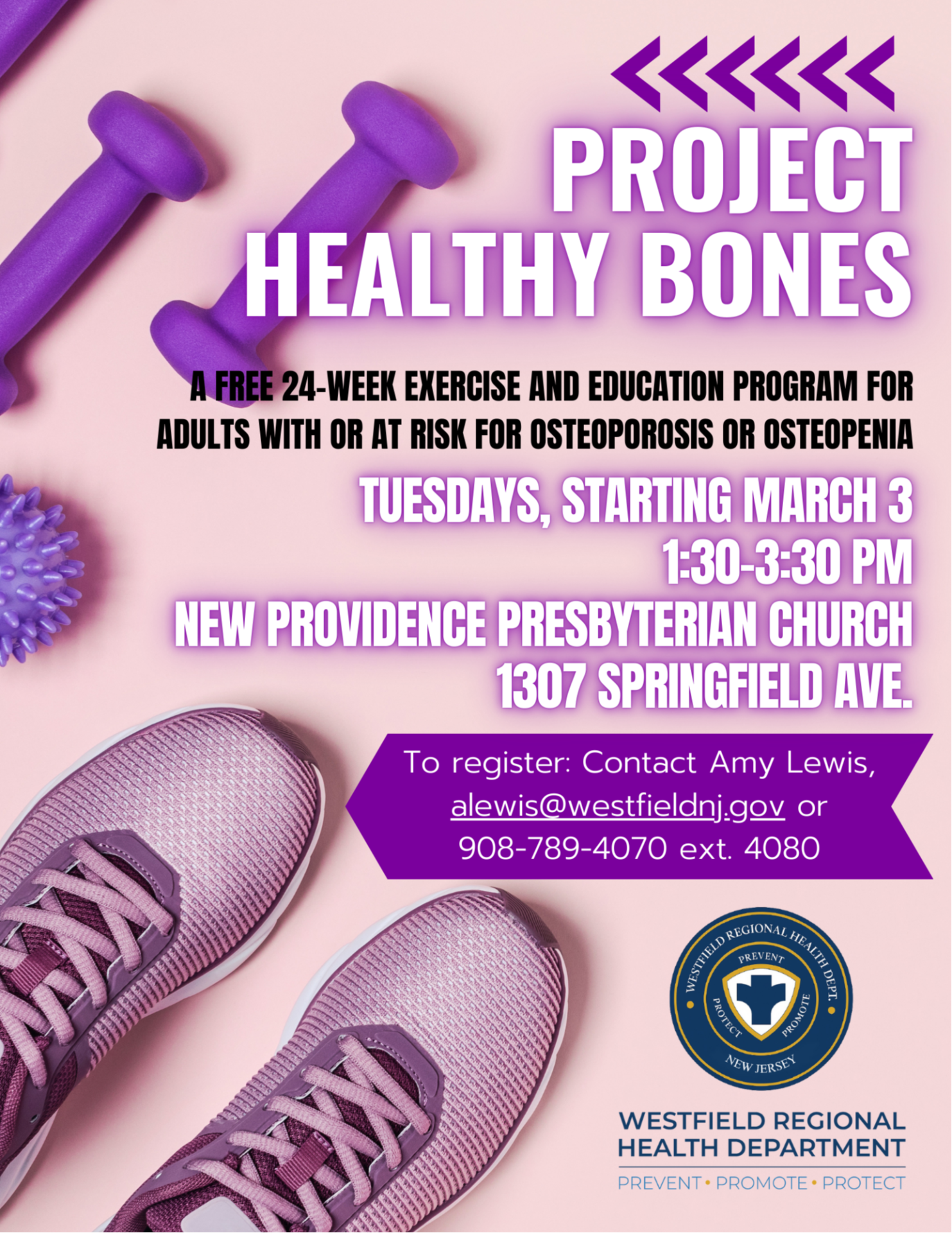 New Providence Project Healthy Bones 2026