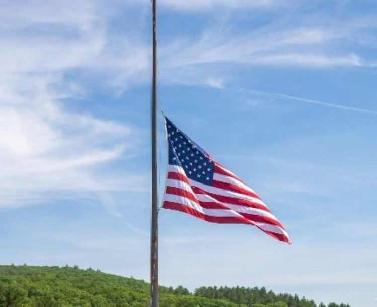 flag half staff