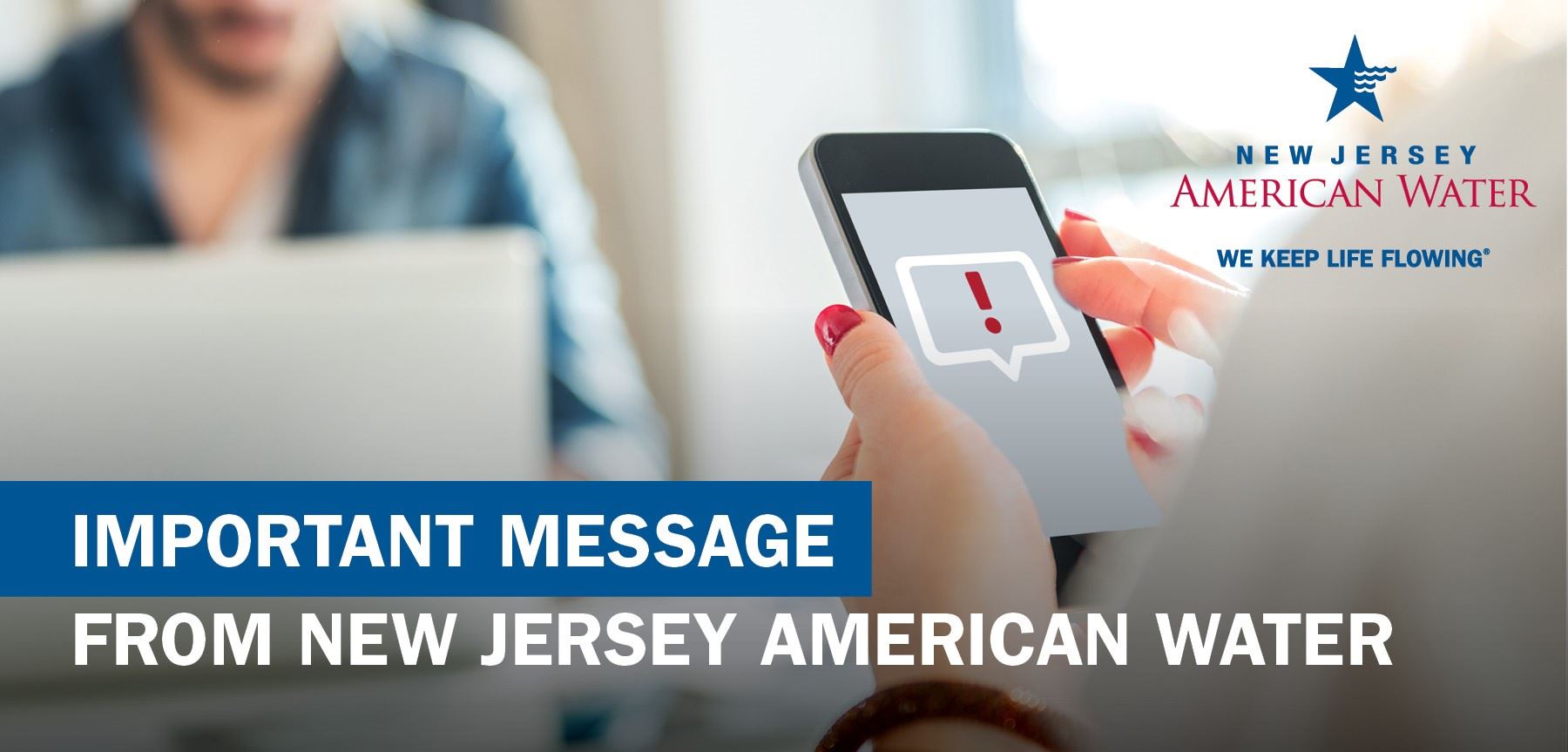NJ Water message